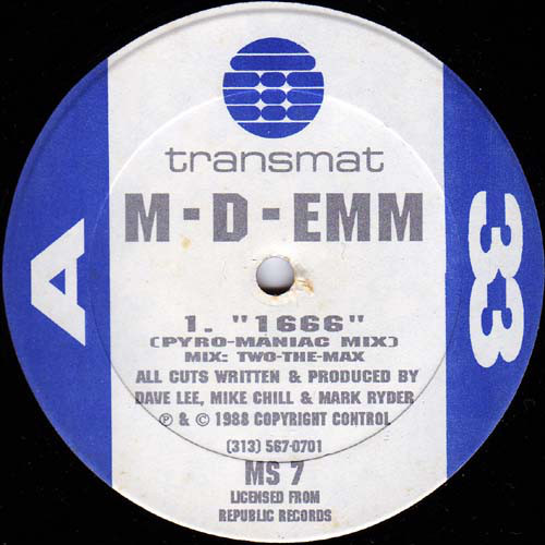 M-D-Emm – 1666 / Get Acidic [MS007]
