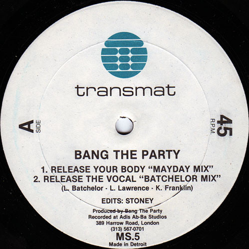 Bang the Party – Release your Body [MS005]